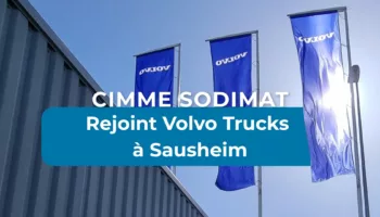 Volvo trucks Cimme sodimat Alsace - Sausheim